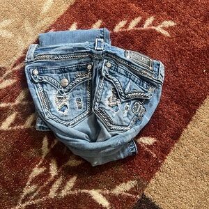 Miss Me Light Blue Embellished Jeans